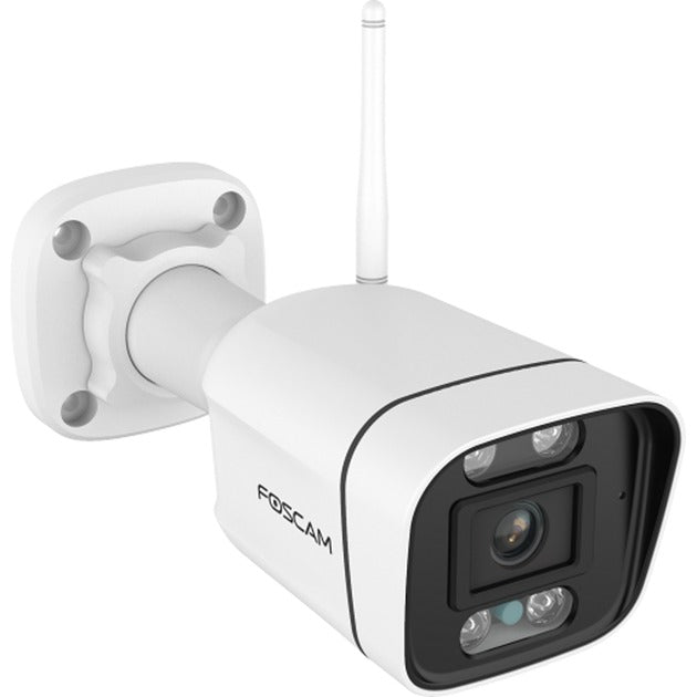 Foscam v5p, caméra wifi bi-bande 3k 5mp avec alarme sonore et lumineuse (blanc)