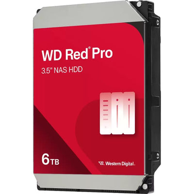 Western Digital Western Digital WD6005FFBX RED HDD, 6TB, 3,5, 7200 tr / min, série ATA III, 256 Mb, 220 MIB, CMR