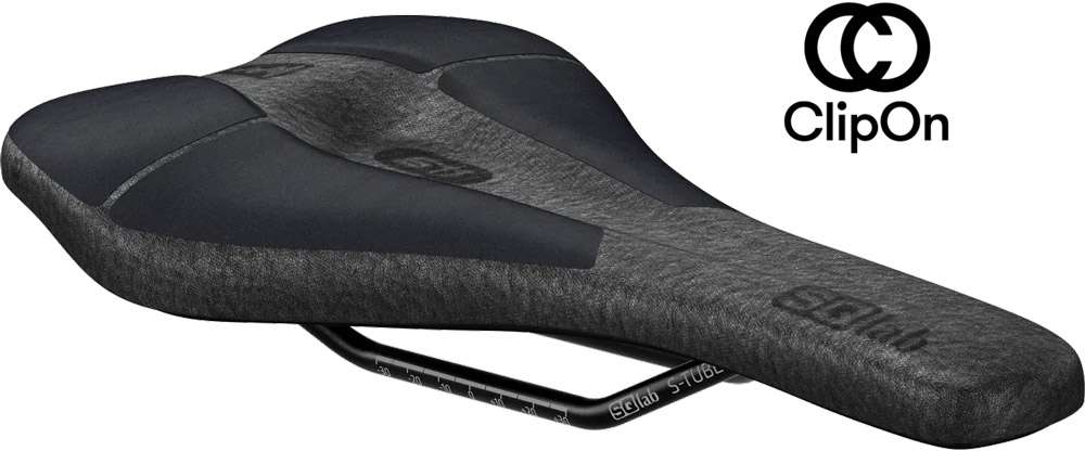 Selle à tube en S Sqlab 611 infinergy® ergowave® active 2.1 mig à clipser