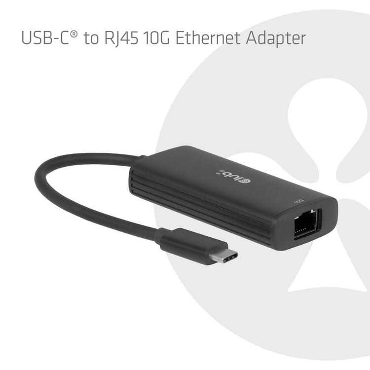 Adaptateur Ethernet Club 3D CAC-2531 USB-C vers RJ45 10G (noir)