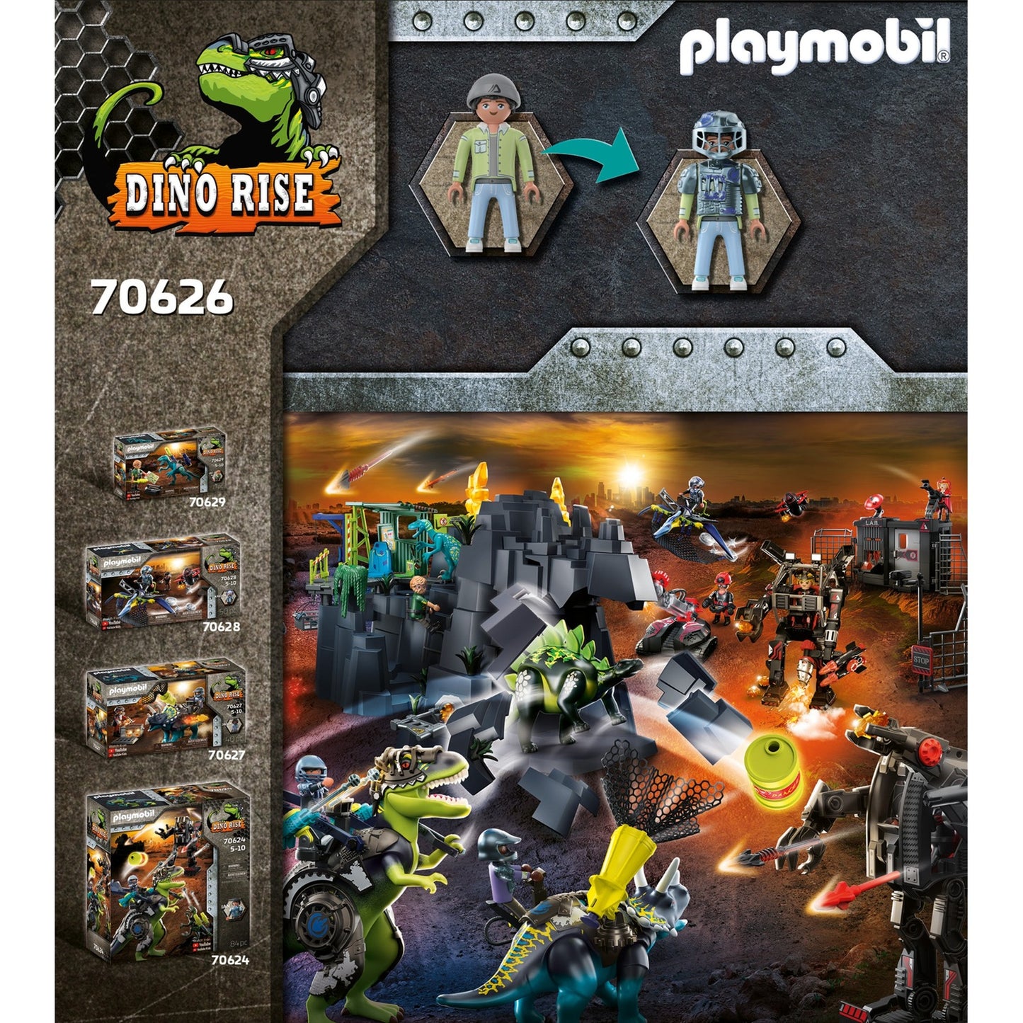 Playmobil Rise Saichania: Défense des combattants