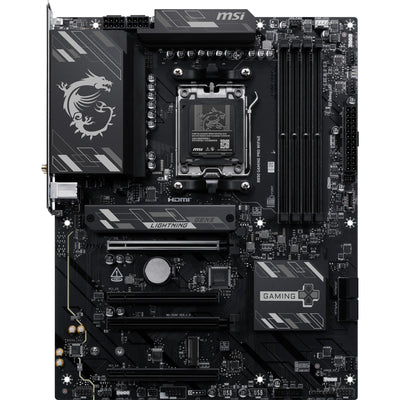 Carte mère MSI B850 Gaming Pro WiFi 6E Socket AM5 (Noir, RAID, 2,5 Go-LAN, WiFi 6E, BT, Son, ATX)