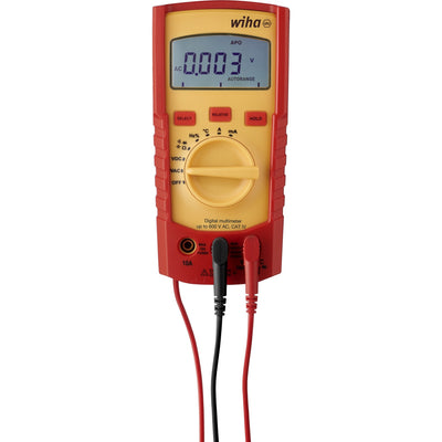 Multimètre numérique Wiha jusqu'à 600 V AC, CAT IV