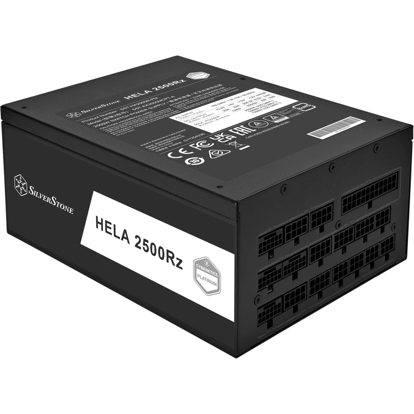 Alimentation Silverstone hela 2500r 2500 watts (noir, 4x 12v-2x6, 7x pcie)