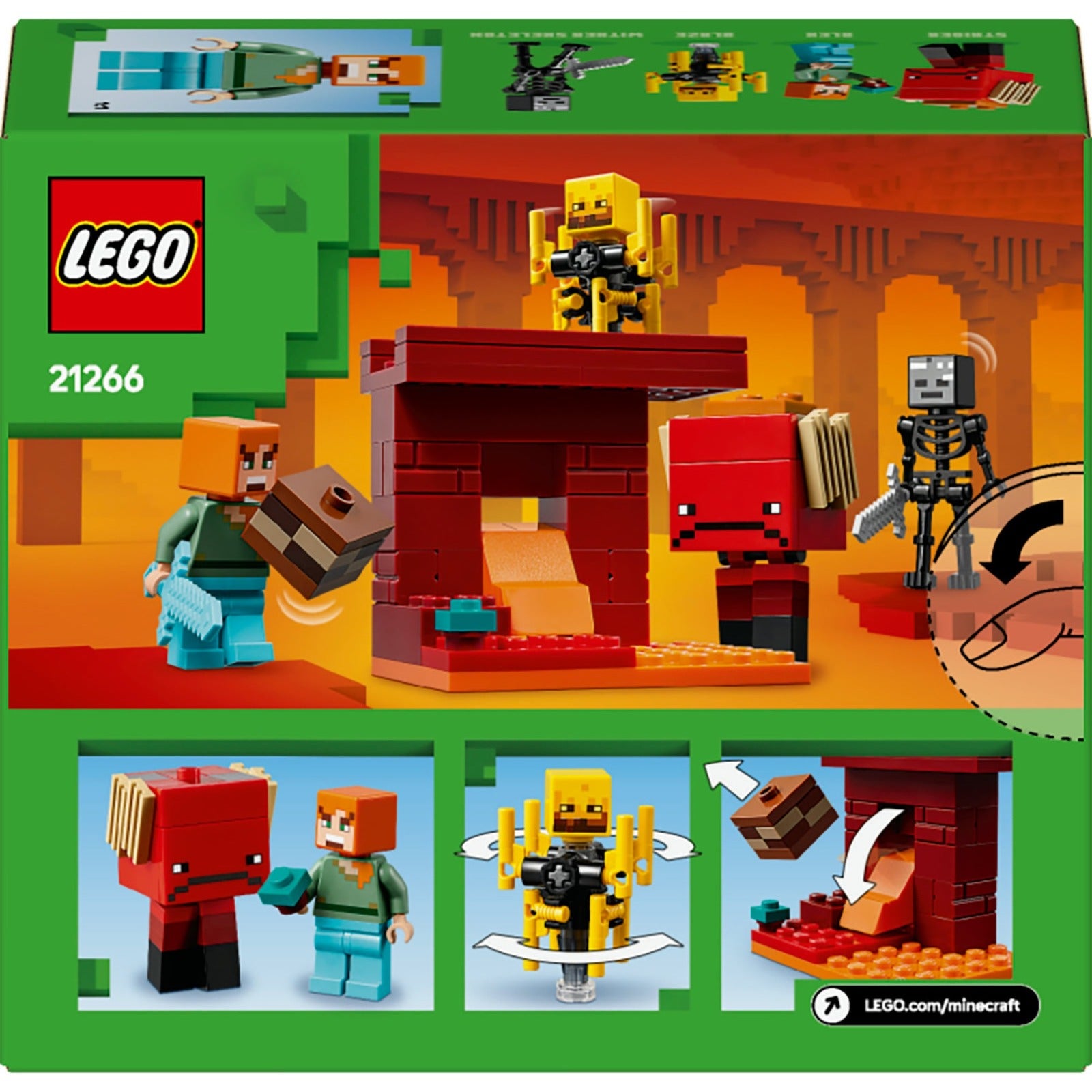 LEGO LEGO MINECRAFT 21266 La lave roule dans le bas