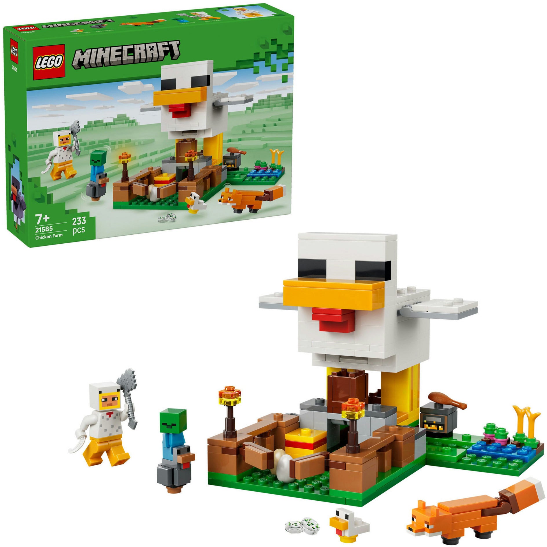 Lego minecraft 21585 ferme de poulets