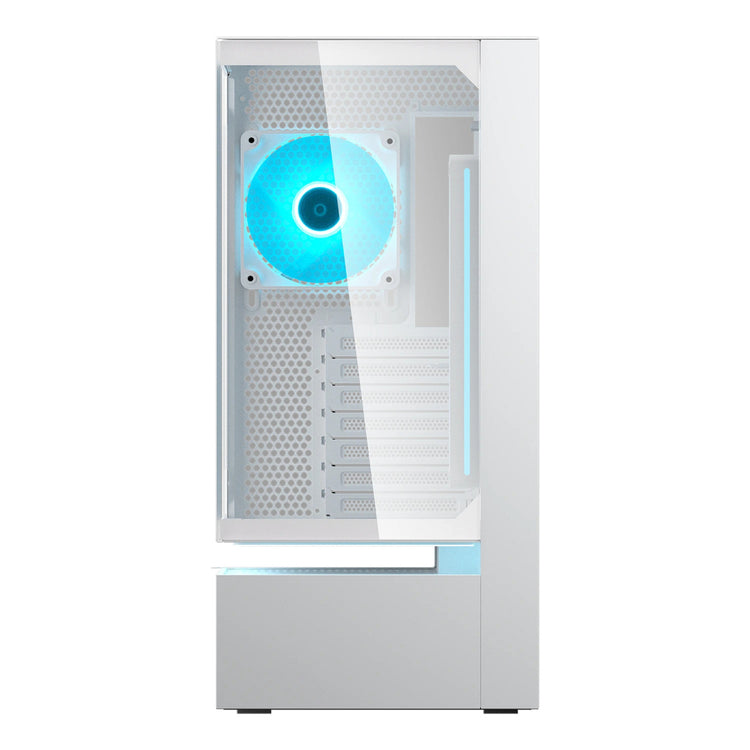 Boîtier tour midi Cougar cfv235 (blanc | 2x USB-A | 1x USB-C | RGB | verre trempé)