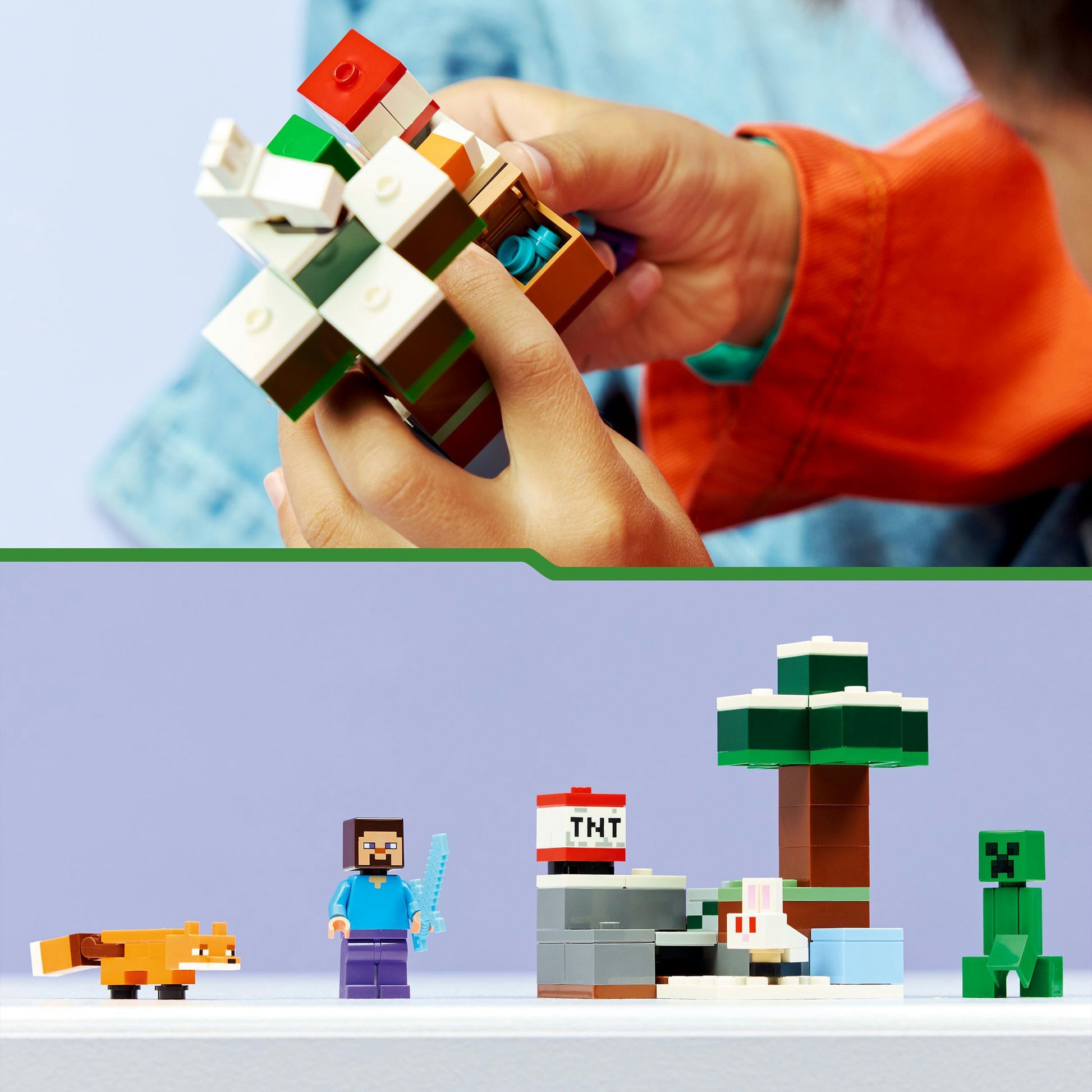LEGO Minecraft 21583 L'aventure de Steve Taiga