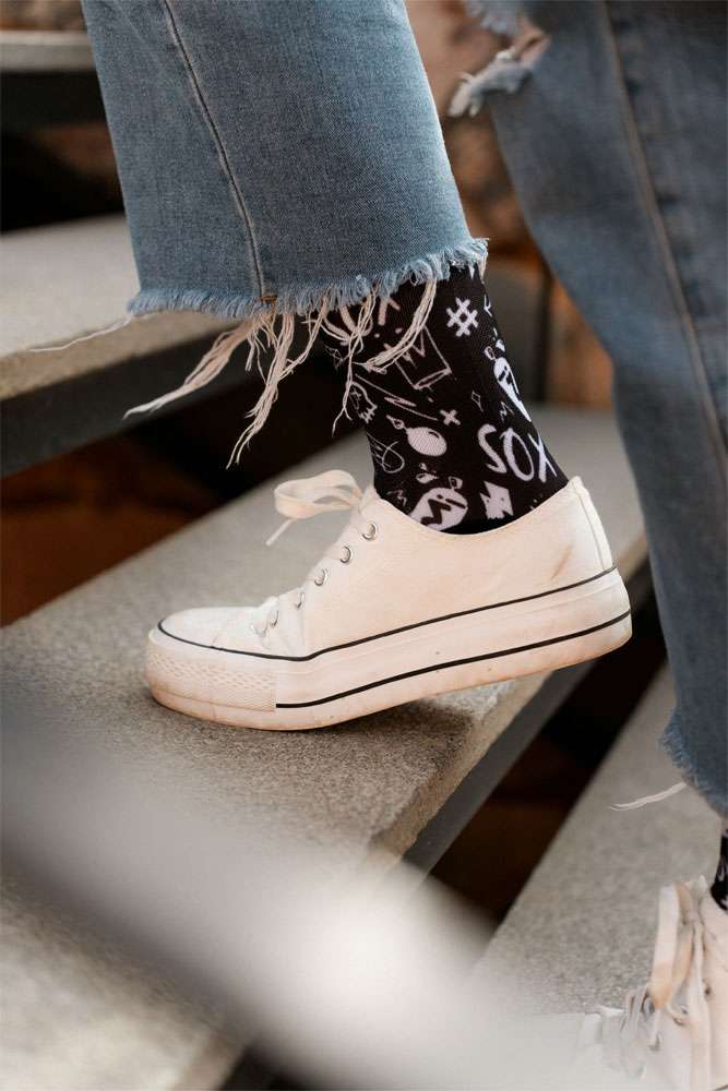 Sox chaussures monochromes - chaussettes