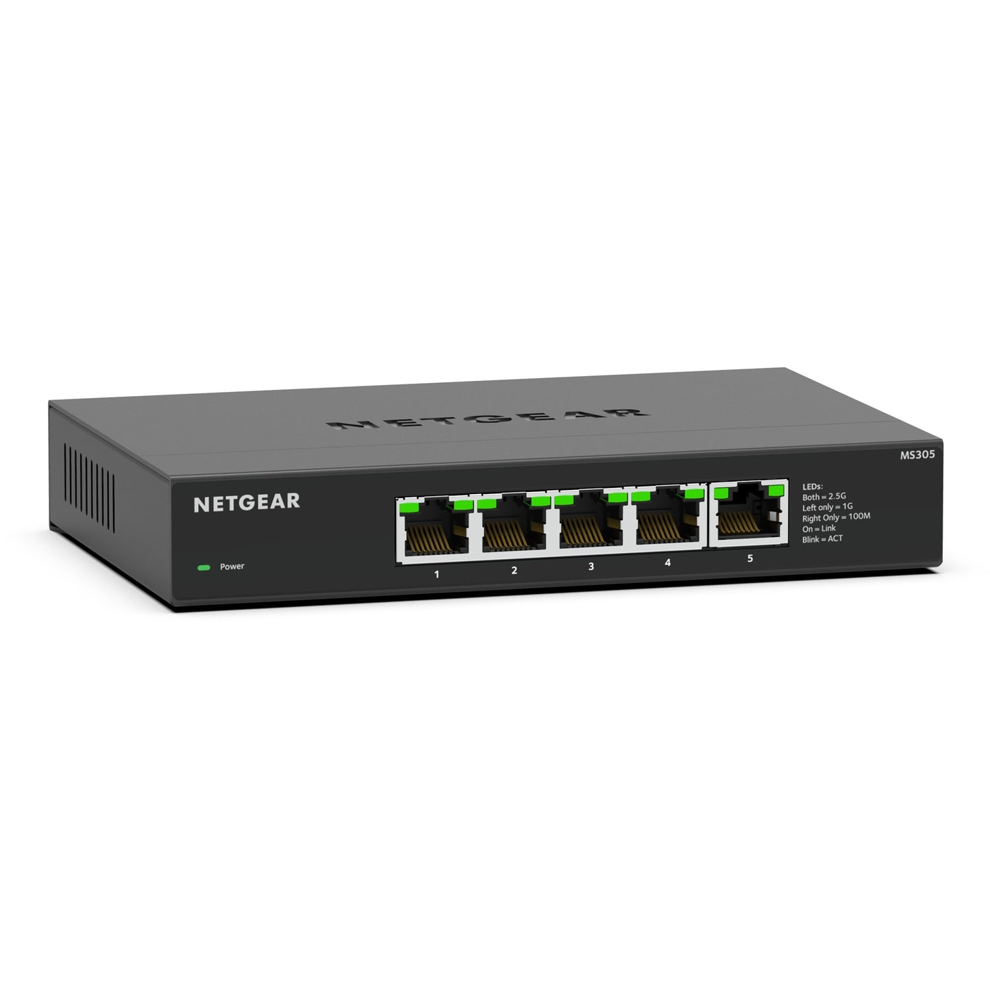 NetGear MS305 5-POORT Multi-Gigabit 2.5g Ethernet Unmanag