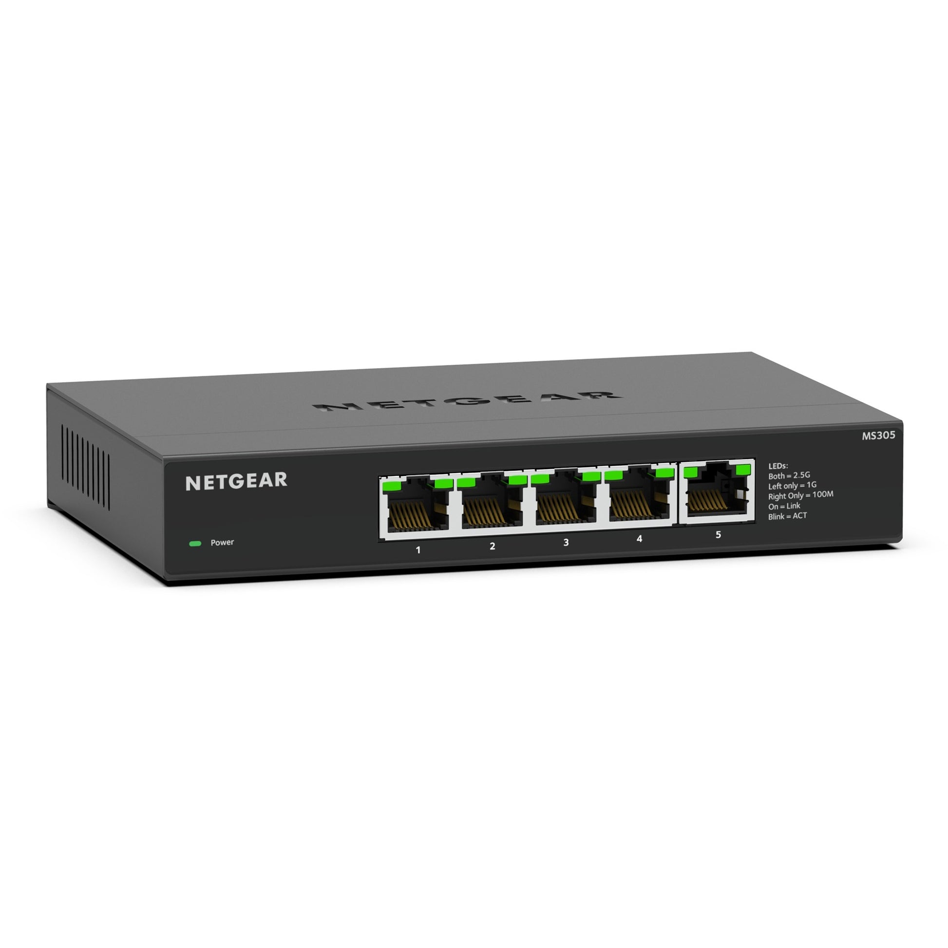 NetGear MS305 5-POORT Multi-Gigabit 2.5g Ethernet Unmanag
