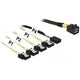 Dellock Mini Sas HD SFF-8643> 4x Sata 7 broches