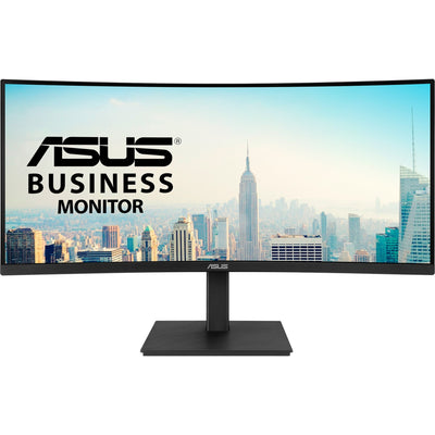 Moniteur ultra-large incurvé Asus va34vcpsr 34 (noir, 100 Hz, HDMI, port d'affichage, audio, LAN, USB-C)
