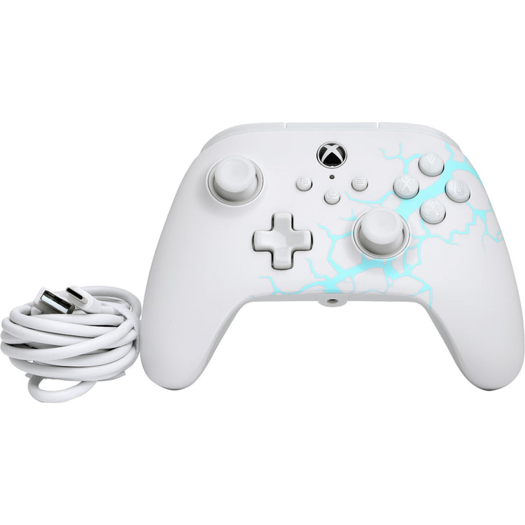 Manette Powera Advantage avec câble pour Xbox Series X|s - Polar Ice (blanc bleu, Xbox Series X|s, Xbox One, PC)