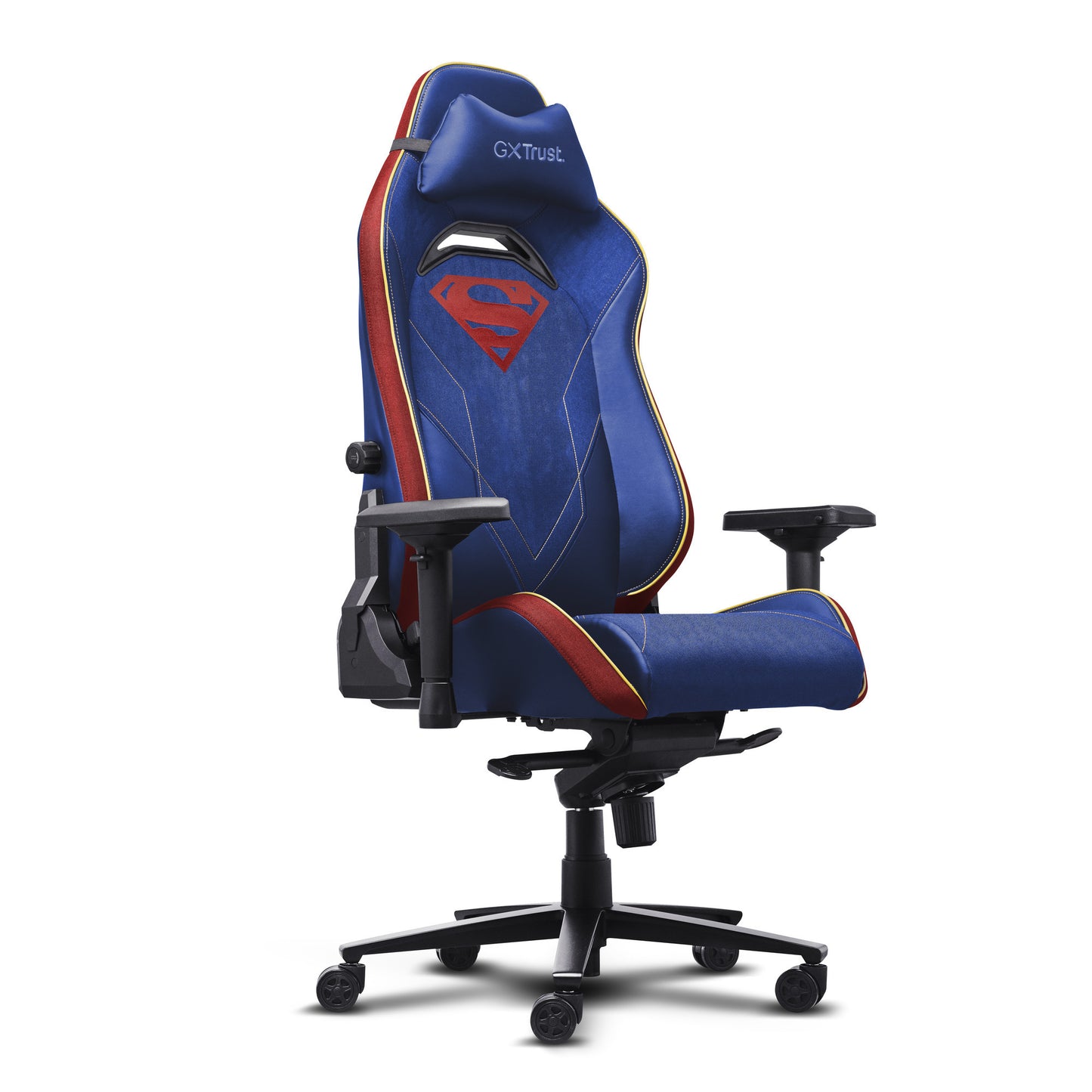 Trust GXT 721SM Ruya Pro Premium Chaise de jeu confortable (Bleu Rouge)
