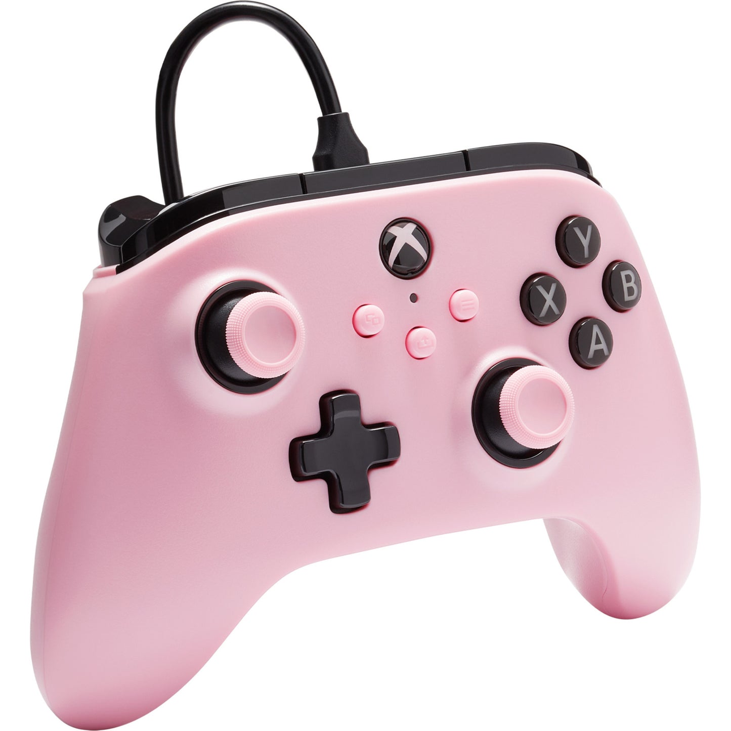Manette filaire Powera pour Xbox Series X|s (rose, Xbox Series X|s, Xbox One, PC)