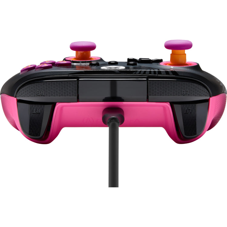 Powera Advantage Plus Manette filaire pour Xbox Series X|s – Palmiers au clair de lune (rose, Xbox Series X|s, Xbox One, PC)
