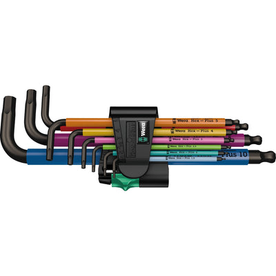 Wera Zuuss Set 950 9 Hex-plus Mulicolour 1 SB