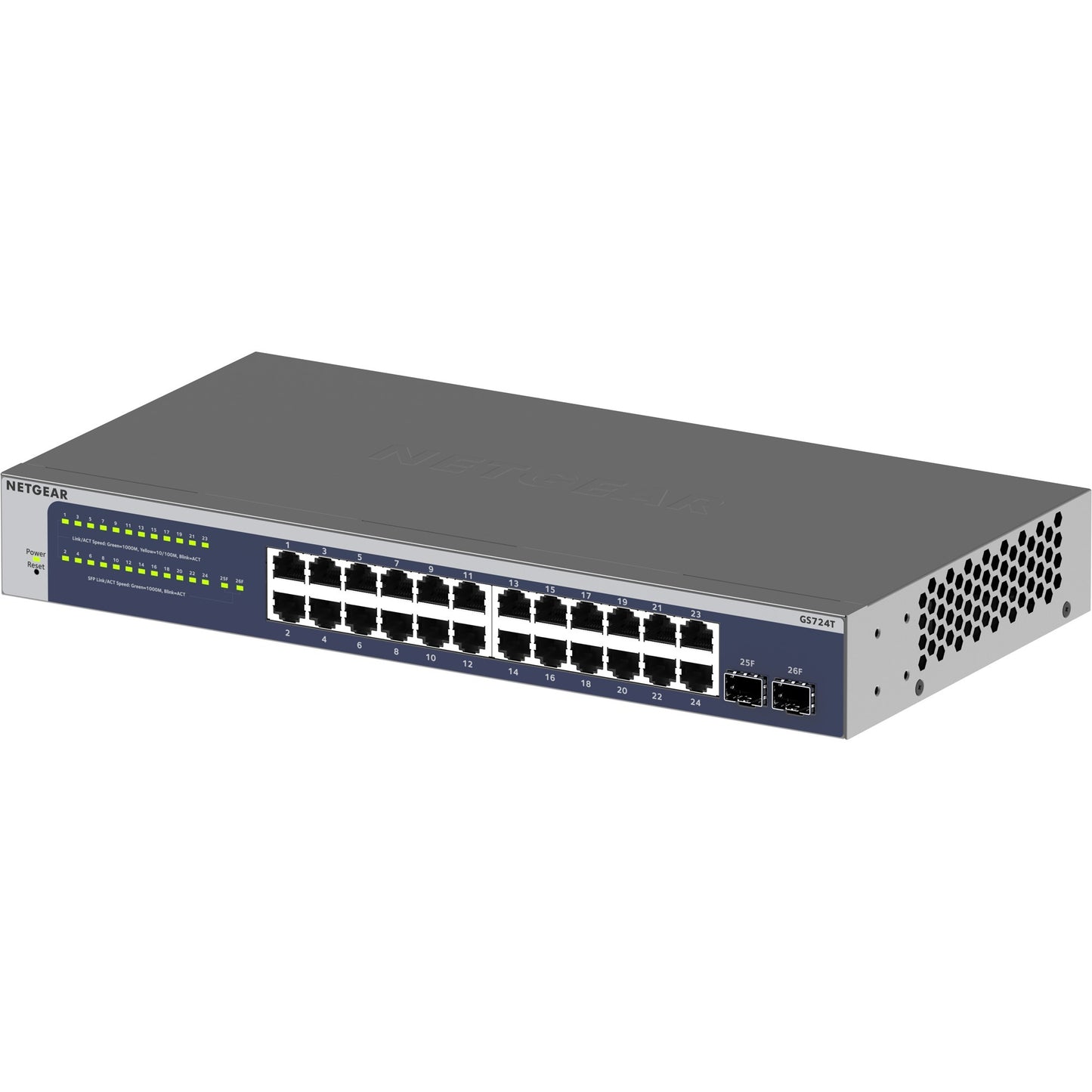 Interrupteur Gigabit à 24 ports NetGear (GS724TV6)