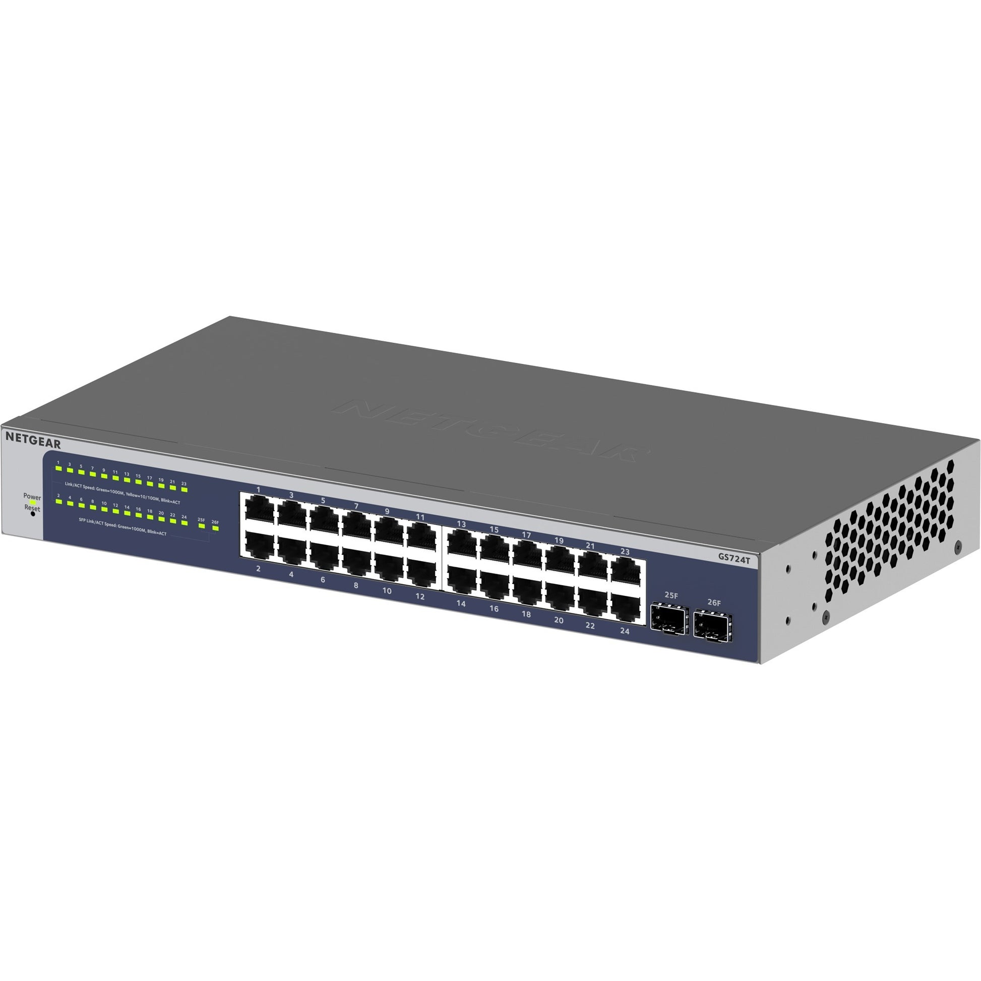 Interrupteur Gigabit à 24 ports NetGear (GS724TV6)