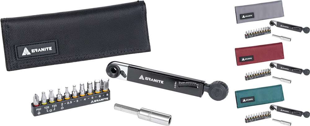 Ensemble de mini-outils de clé dynamométrique Granite Rocknroll TQ