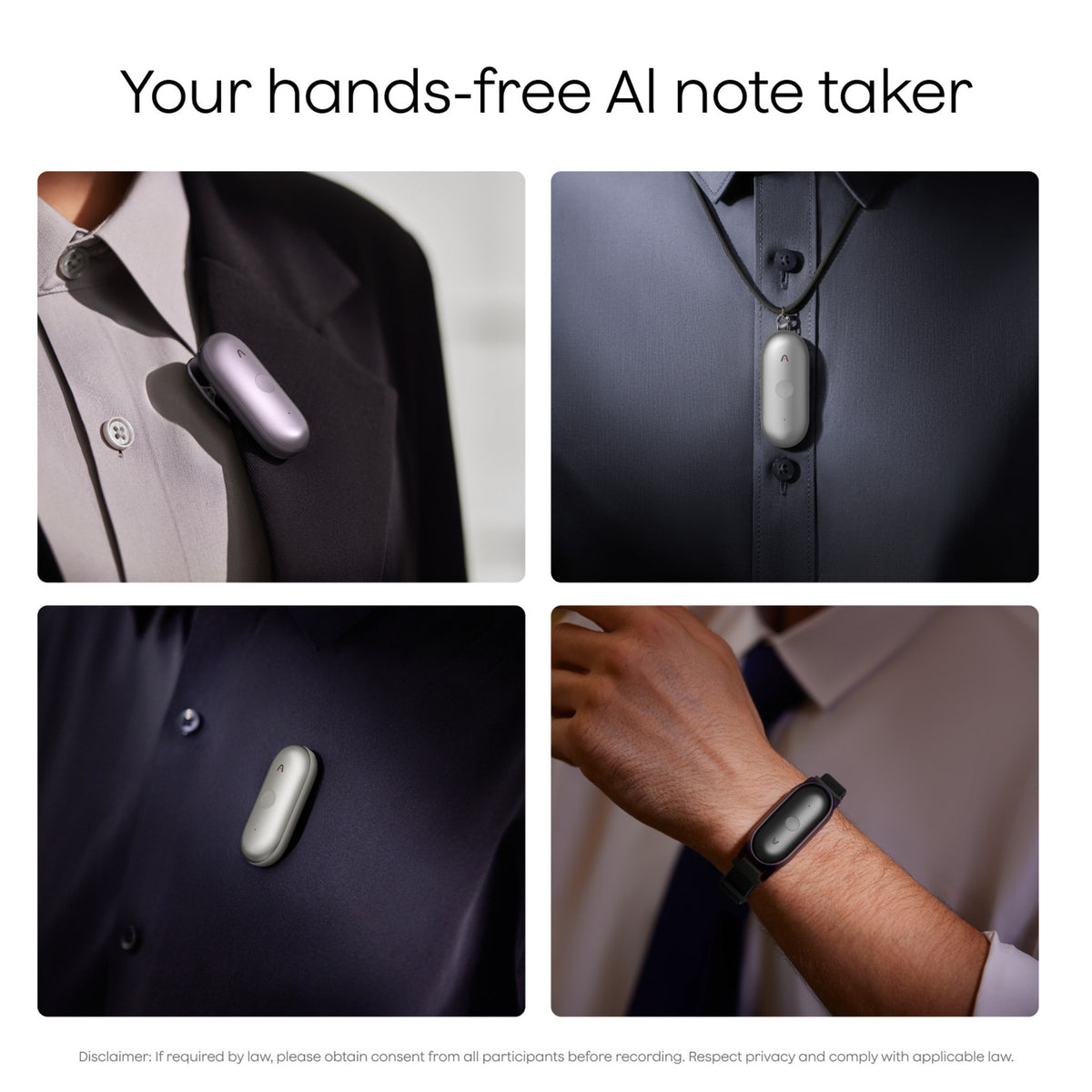 Machine à dicter Plaud notepin s (noir, 64 go, Bluetooth 5.2 BLE (Bluetooth low energy) Wi-Fi)