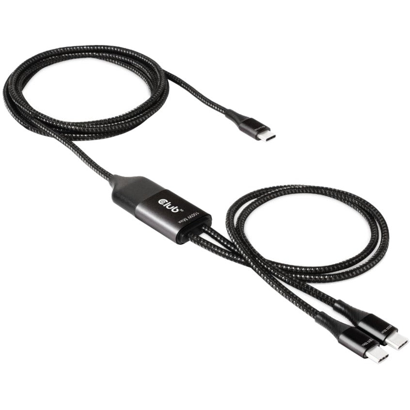Club 3D USB Type-C, Y Câble de charge en 2x USB Type-C