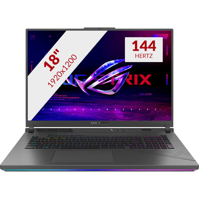 Ordinateur portable de jeu Asus ROG Strix G18 G814pp-S8075W 18 (Gris | R9 8940HX | RTX 5070 | 32 Go | SSD 1 To)