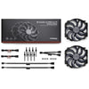 Noctua nf-a14x25r g2 pwm sx2-pp chromax.black ventilateurs de boîtier (noir, 2 pièces, 140 x 140 x 25 mm)