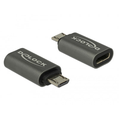 Adaptateur Dellock USB 2.0 Micro-B mâle à USB Type-C 2.0 FEM