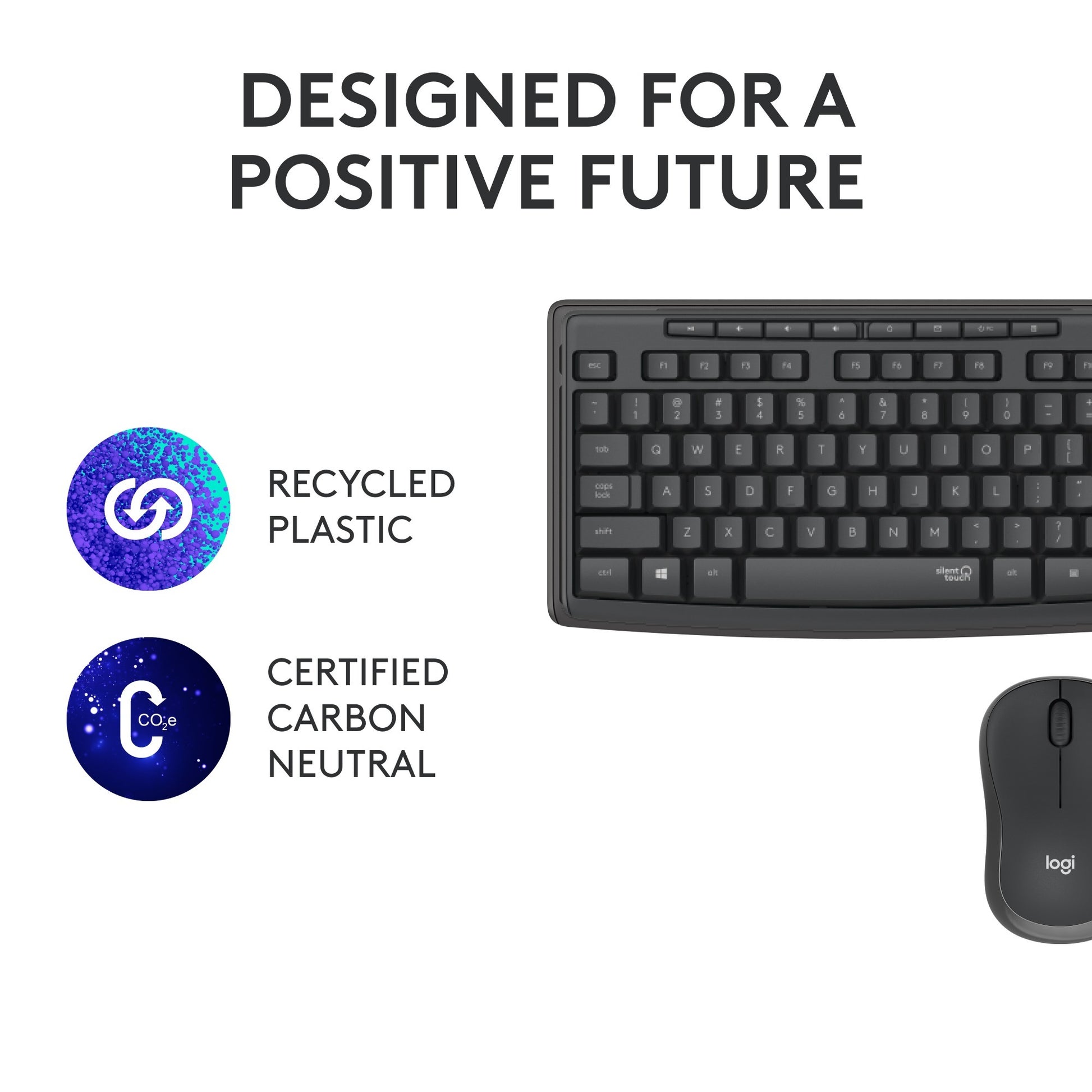 Logitech MK295 Silent Wireless Keyboard and Mouse Combo (clavier et souris sans fil silencieux)