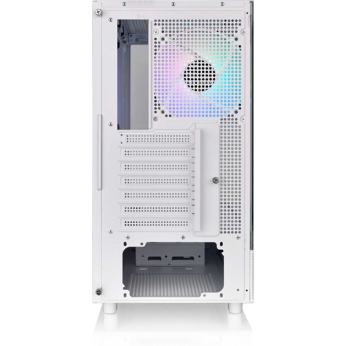 Thermaltake view 270 tg argb - boîtier tour midi neige (blanc | 2x USB-A | 1x USB-C | RGB | verre trempé)