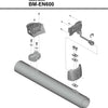 Support de batterie Shimano steps bm-en600 pour tube diagonal