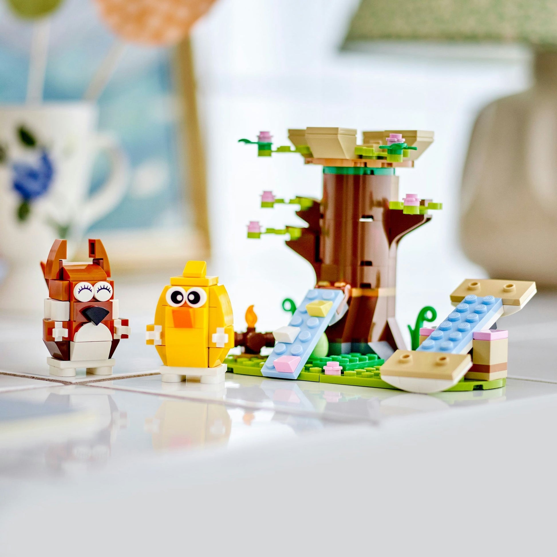 LEGO emblématique 40709 Jardin de jeu d'animaux au printemps