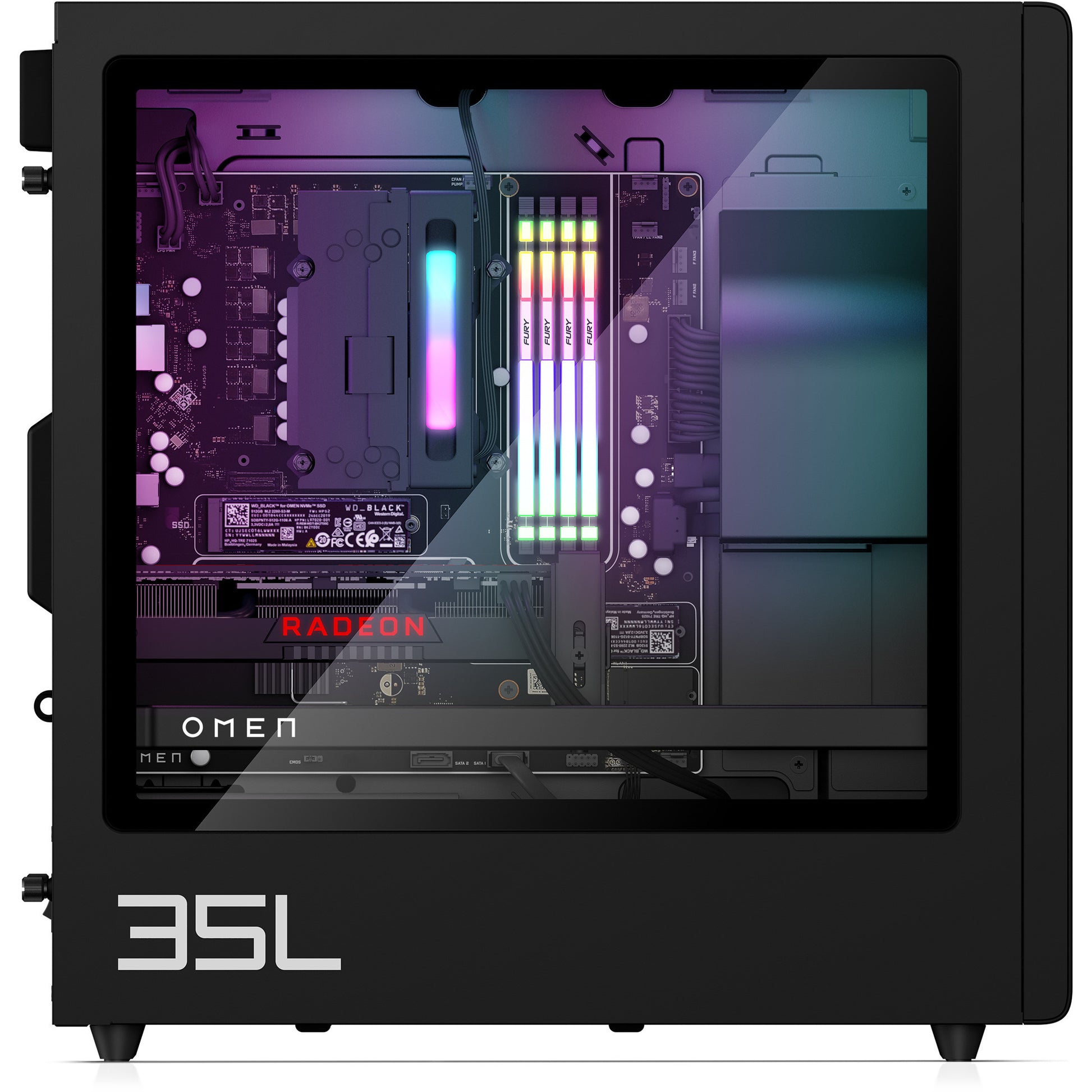 Ordinateur de bureau de jeu Omen 35L GT16-0210N (B8UP7EA) (Noir | Ultra 7 265F | RTX 5070 | 32 Go | SSD 1 To)
