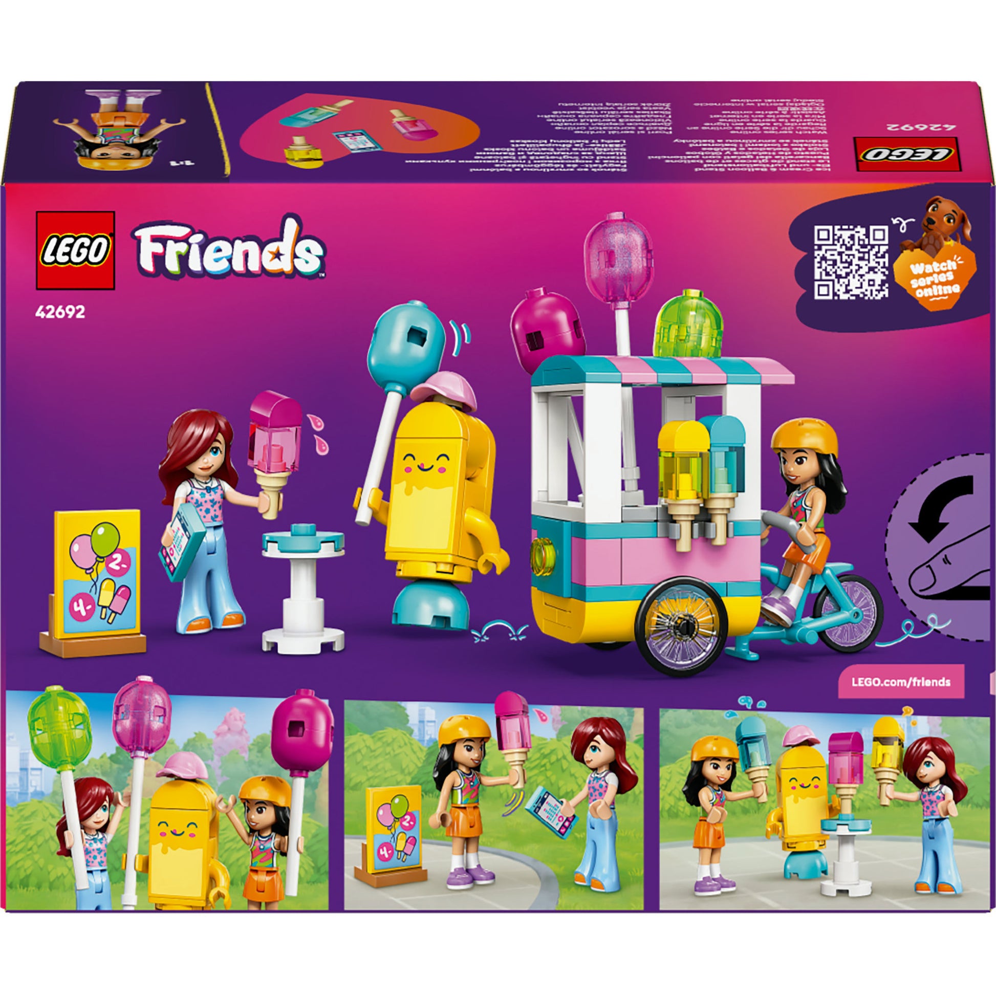 Lego 42692 Friends stand de glaces et de ballons | 2 pièces