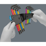 Wera Zuss Keys Set Torx 967 9 TX Multicolour HF 1 - afbeelding 5