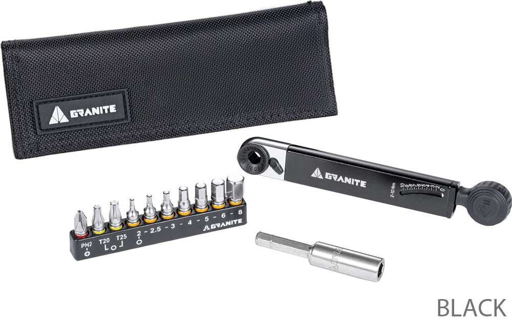 Ensemble de mini-outils de clé dynamométrique Granite Rocknroll TQ