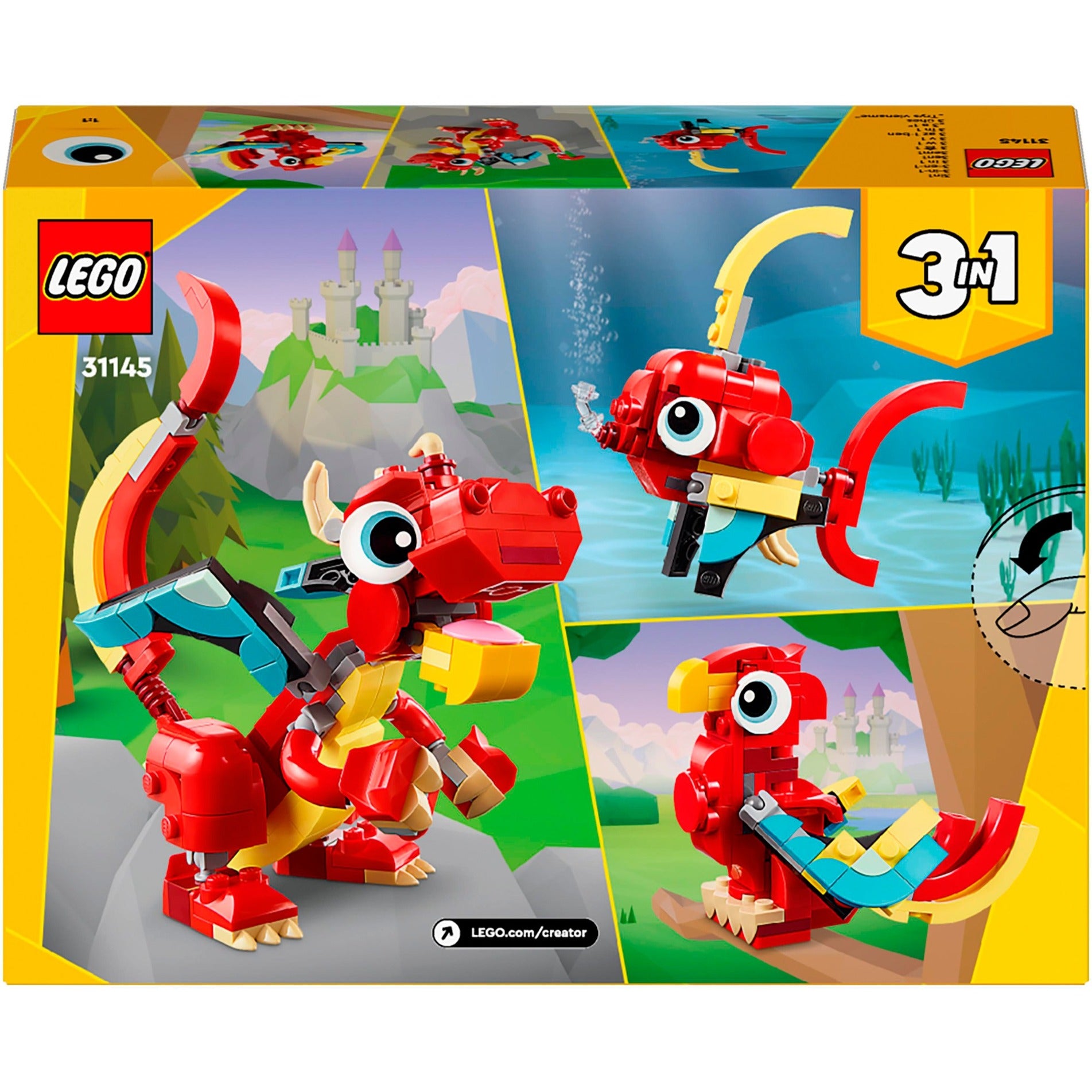 Lego LEGO Creator 31145 Dragon rouge