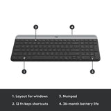 Logitech MK470 Slim Wireless Keyboard and Mouse Combo (clavier et souris sans fil) - afbeelding 6