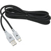 Câble Powera USB-C pour Playstation 5 (noir et blanc, 3 mètres)
