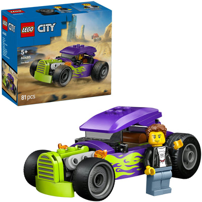Lego city grands véhicules 60485 hot rod | 2 pièces