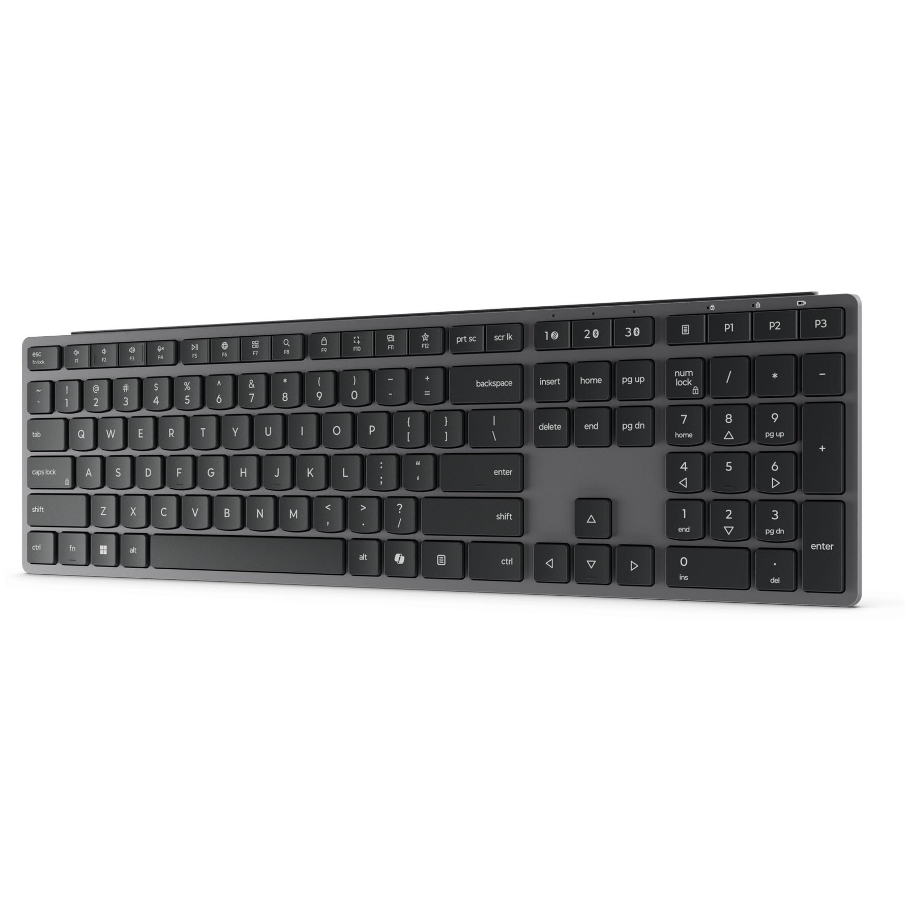 Lenovo 700 clavier sans fil multi-appareils moderne-ensemble de bureau euro103p (gris, 100%, 2.4 GHz, Bluetooth)