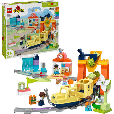 LEGO LEGO DUPLO VILLE 10428 Grand train de quartier interactif