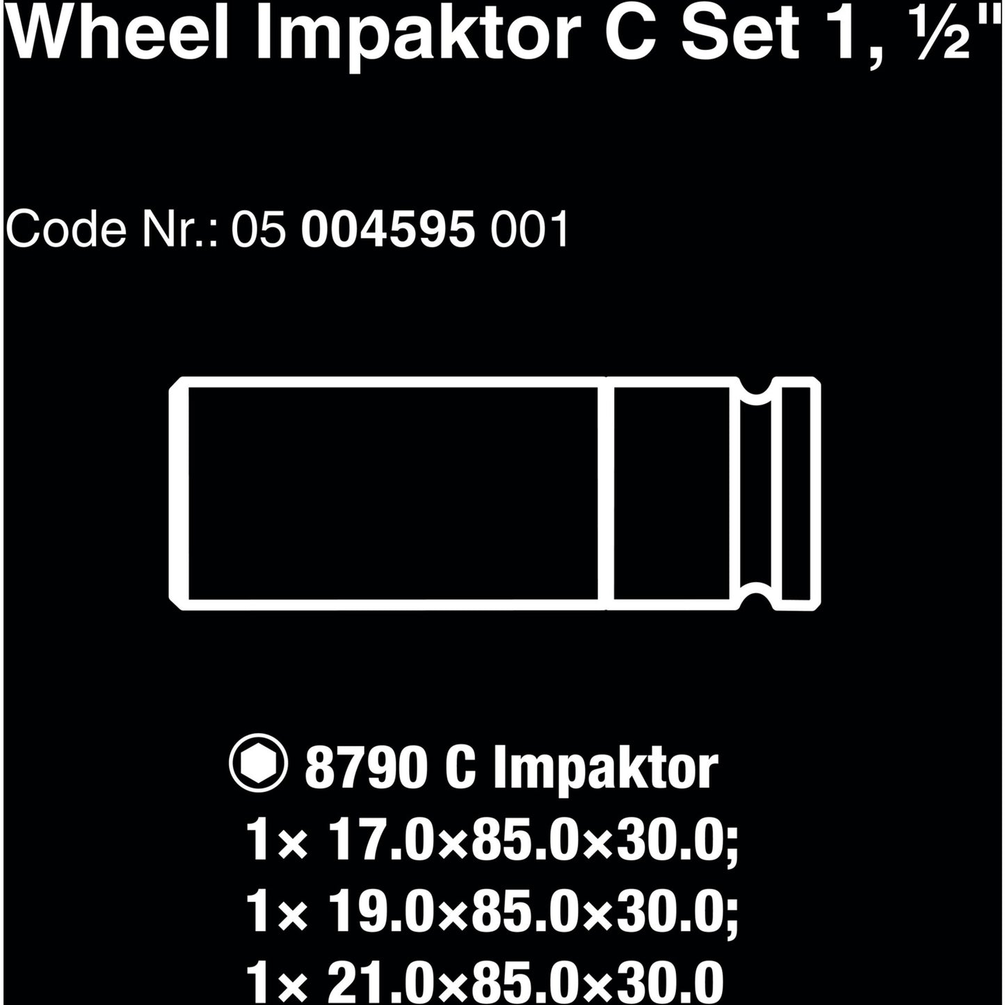 Wera Wheel Impacteur C Set 1