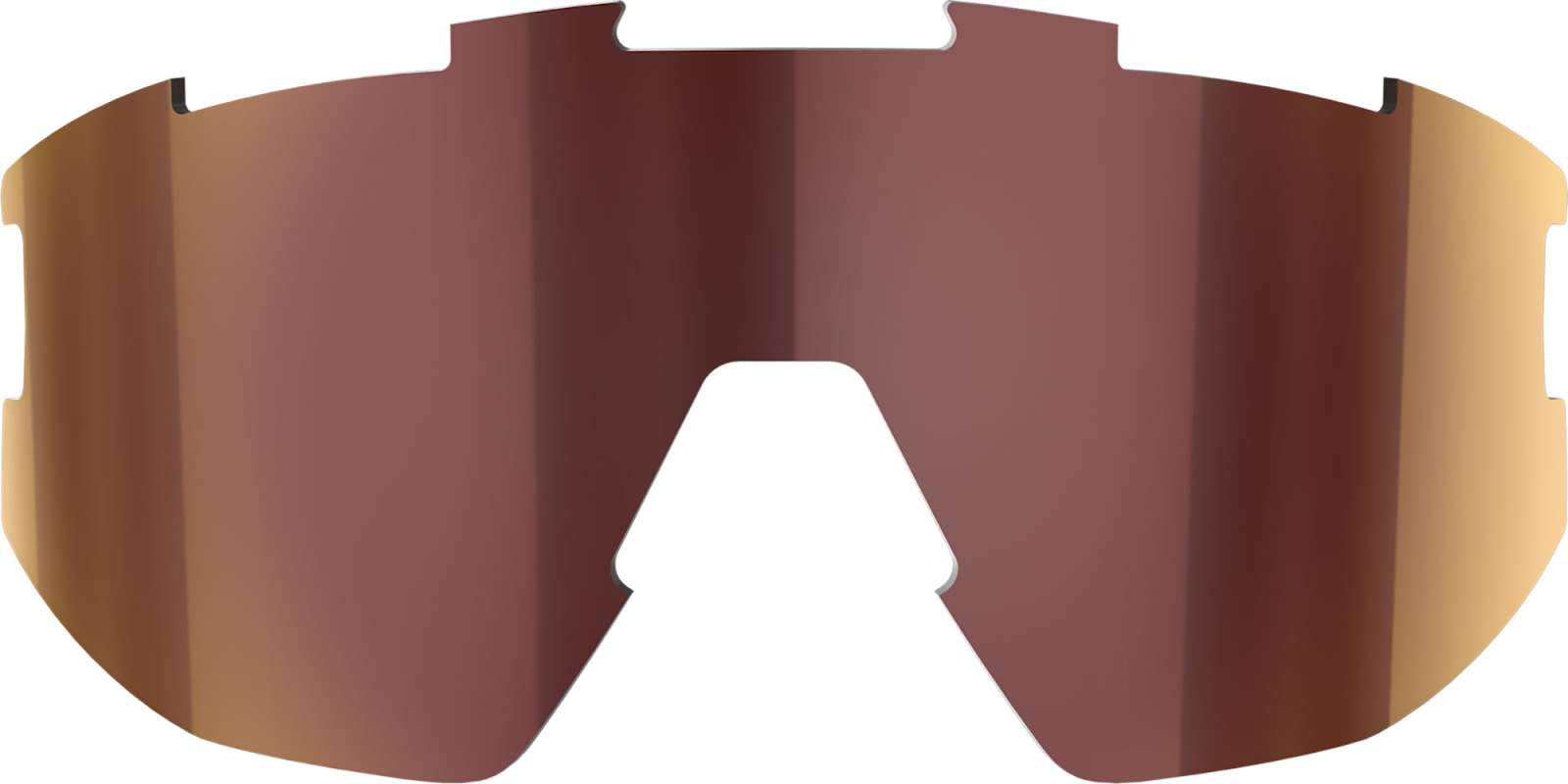 Bliz Fusion Matrix Smoke avec lentille de remplacement multiple rouge