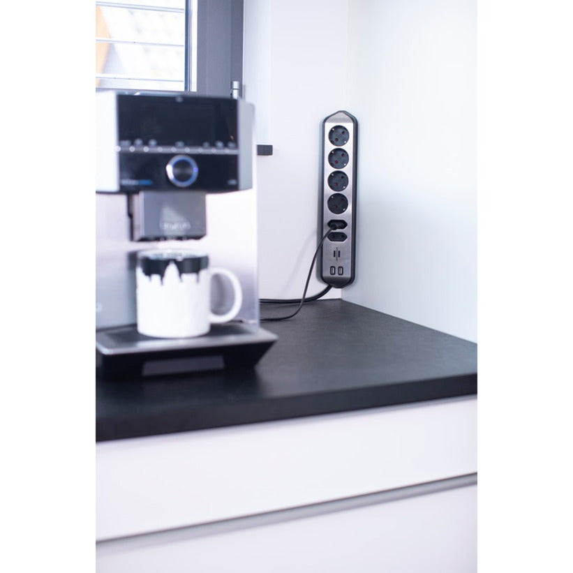 Brennenstuhl Estilo Corner Stop Contact 4 fois