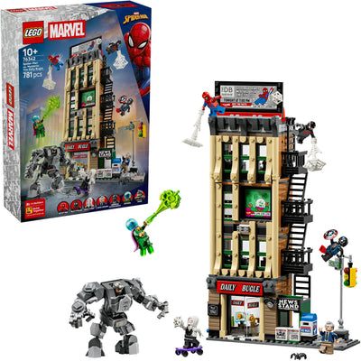 Lego super heros 76342 marvel spider-man contre mysterio : le clairon quotidien