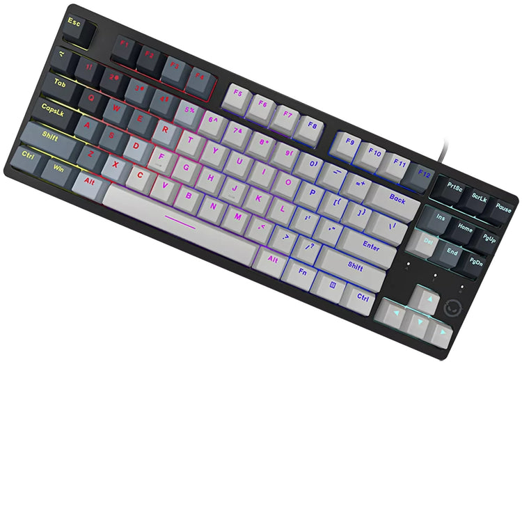 Lorgar azar 514tkl, clavier de jeu (blanc, disposition américaine, logar dream, tkl, rgb)