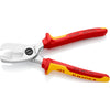 Ciseaux de câble Knipex avec bords de coupe double 9516200